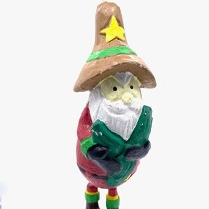 Hand Carved and Hand Painted Santa Texas